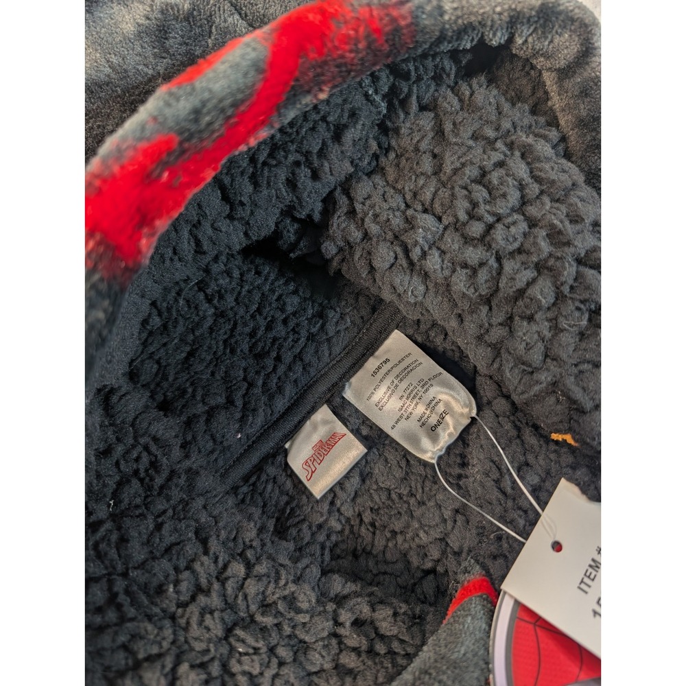 Marvel Spider-Man Miles Morales Wearable Blanket Hoodie Plush Fleece One Size - Picture 9 of 10